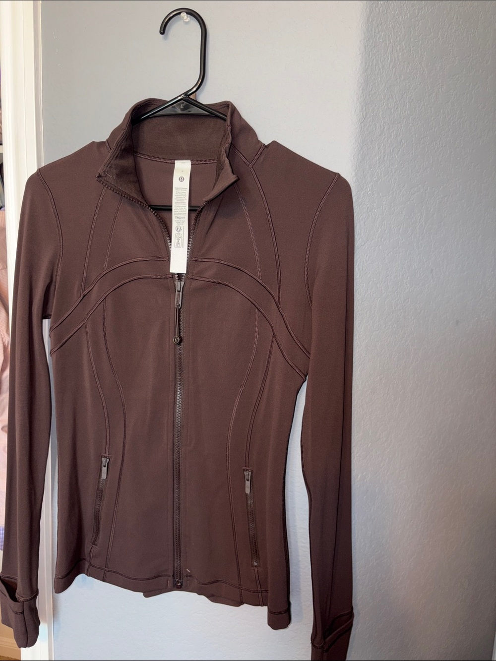 lululemon athletica Brown Full-Zip Bomber Jacket